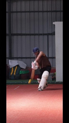 Straight drive #battingpractice #netsession #cricket