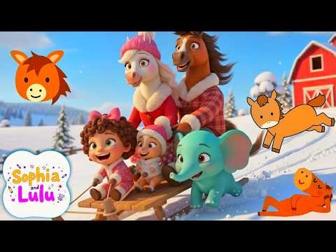 Learn Animals | 🐎 Horse Family + MORE🐴 | Sophia and Lulu | Fun Kids Songs