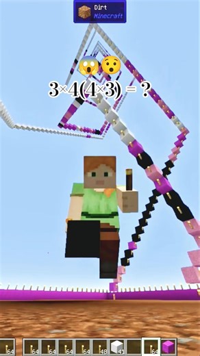 Art😱 satisfying 😯 Oddly Satisfying Minecraft Art + Brain Puzzle 😱 #art #short