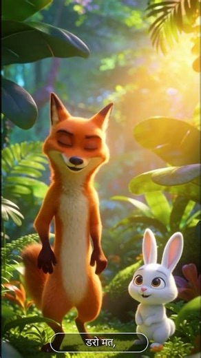 The Brave Little Rabbit 🐰 | Kids Moral Story | Animated Animal Story