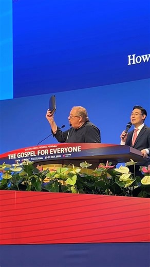 3.5K views · 349 reactions | We do not get blessed for knowing the Bible. We get blessed for doing the Bible. @pastorrickwarren addresses Korean pastors at @weaofficial 2025 at @sarang.church .  Help finish the task. Become a Great Commission Ally. Link in bio or DM. | Finishing the Task | Facebook