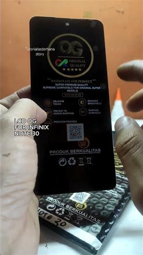 lcd infinix note 30 #smartphone