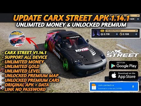 CarX Street Mod APK - CARX STREET v1.14.1 MOD APK DOWNLOAD Unlimited Money | Android & IOS 🔥