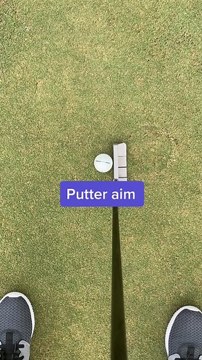 Putter aim #golf #golfer #golfing #golfpro #golflesson #golftips #golflife #golfhelp #beginnergolf #golfswing #golfcoach #golftiktok #golftok #golftip #lpga #pga #florida #fyp #slice #putting #putt