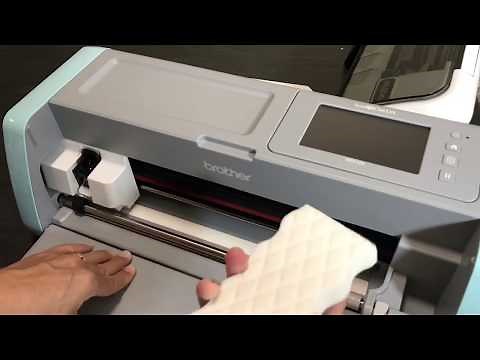 Brother ScanNCut Tutorial - Cleaning & Maintenance - Scanning Plate, Blade Holder, Mats, & Alignment