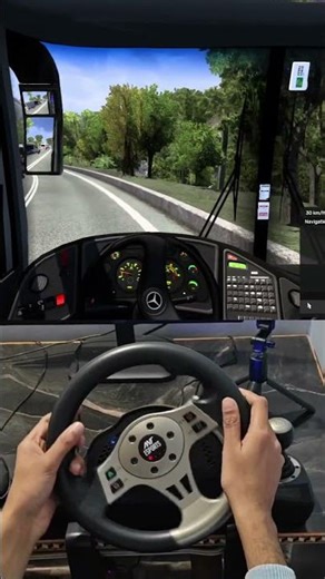 💀 Ye Road Galat Hai | ETS2 Bus Mod | Spyki Plays 🔥#shorts #ets2 #steeringwheel #simulator