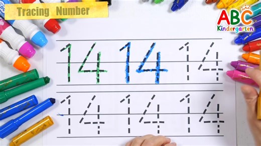 Let's learn about the number 14 Reading and writing numbers learn how to count
