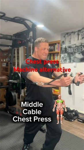 Chest press machine alternative at home