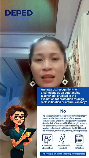 DEPED RECLASS SERYE#10 Awards and Recognitions in Promotion