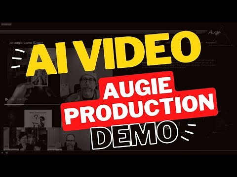 Meet Augie! AugXLabs video generation AI tools for making quick video clips, demo + full interview