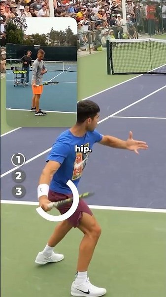Forehand Feels Forced? This Checkpoint Creates Easy Flip #tennis #forehand #alcaraz