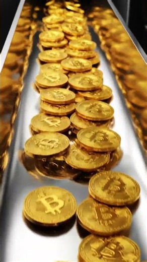 99.99% Pure Gold Bitcoin Coin Manufacturing Process
