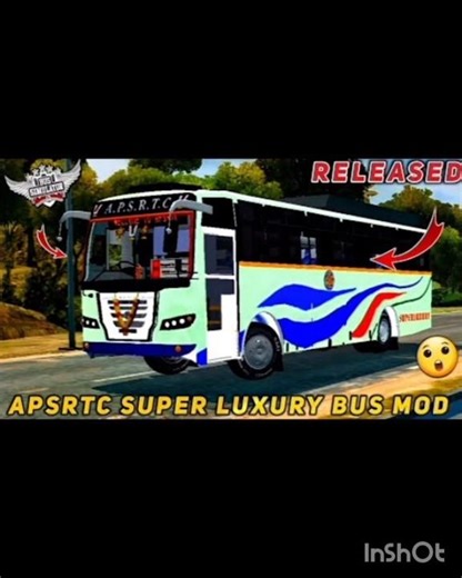 APSRTC SUPER LUXURY BUS MOD #viral #shorts