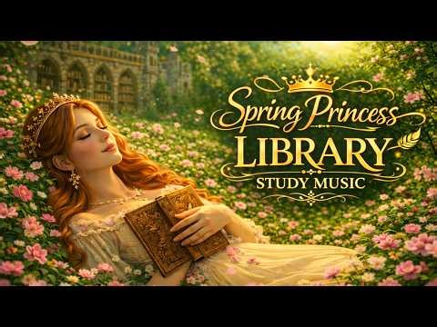 Spring Princess Library 🌿 Elegant Waltz Study Music for Deep Focus (3 Hours, No Ads)
