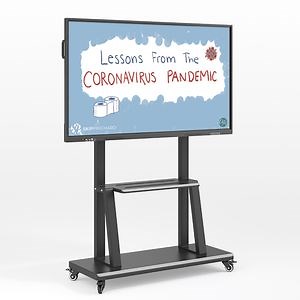 [Hot Item] Best Selling 65 Inch Interactive Whiteboard Portable Flat Panel Display LCD Clever Touch Digital Screen
