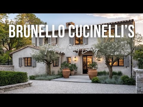 Timeless Quiet Luxury Residence Inspired by Brunello Cucinelli’s Gentle Craft Tradition