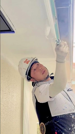 見落としがち！軒天塗装でお家全体を明るく‼ #施工#外壁塗装#職人