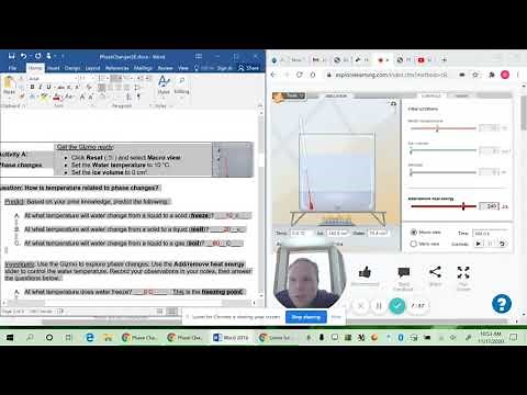 Phase Changes Gizmo ExploreLearning