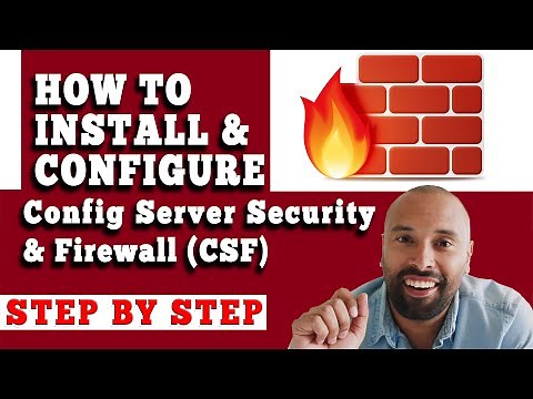 HOW TO INSTALL AND CONFIGURE CONFIG SERVER SECURITY & FIREWALL (CSF)? [STEP BY STEP]☑️