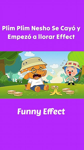 Plim Plim Nesho Se Cayó y Empezó a llorar Effect Funny Revision