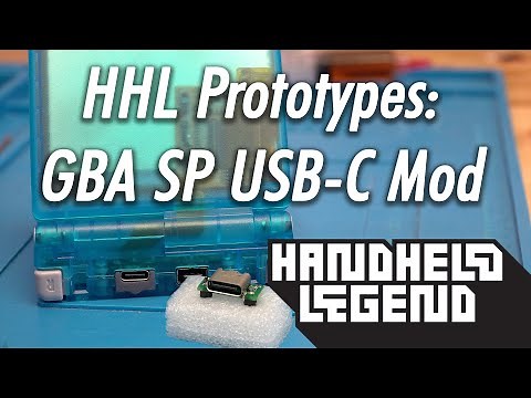 HHL Prototypes: GBA SP USB-C Mod