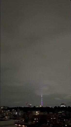 【定点観測】9/13 夜の東京スカイツリー🌙ライトアップ[Fixed-point view] Tokyo Skytree Night Lights – Sept 13 #tokyo