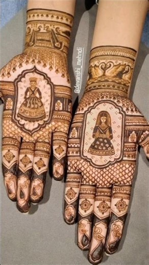 Most Beautiful Mehndi Design I’ve Ever Created!😱 #likeandsubscribe #mehndi #henna