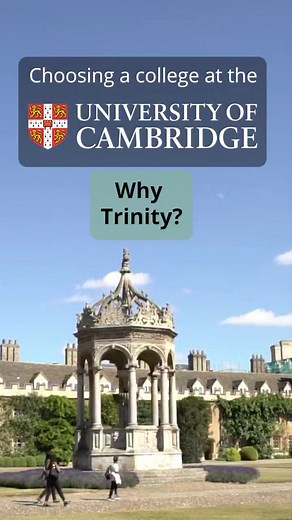 It's #WhyMyCollege time! Viuna explains her reasons for choosing Trinity College, Cambridge 💭 #CambridgeUniversity #Cambridge #UniversityOfCambridge #TrinityCollege #College #University #StudentLife | University of Cambridge