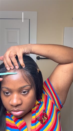 Lay The Originator | Beauty🌹Lifestyle✨ on Instagram: "I’m thinking about curling or crimping it ? What do yall think ? All products used during this video is linked in my Amazon store front ❤️ - - - - - - - - - - - - - - - - - - - - - - - - #wiginfluencer #wiginstallation #wiginstalls #wiginspo #diywig #diywiginstall #gluelesswig #bobwig #bobwigs #naturalwig #naturalwigs #hairvideo #hairvideos #viral"