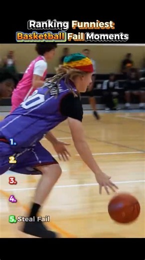 Ranking Funniest basketball Fail Moments 🏀😂 #viralmoments