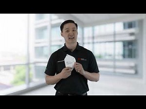 Tips for using a 3M™ Vertical Flat-Fold Filtering Facepiece Respirator 9010