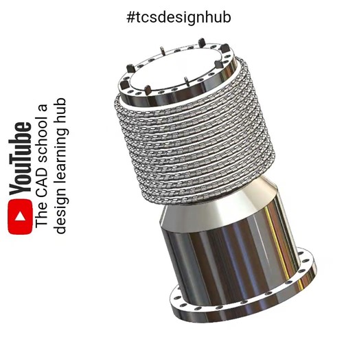 mechanical deaerator nozzle design in #solidworks #catiav5 #automobile