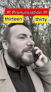 Learn how to pronounce ‘thirteen’ and ‘thirty’ in a modern British RP accent! 🇬🇧🔍 Learn about the difference. Can you catch the difference?Main meanings 🔶Thirteen: 13🔶Thirty: 30🔶Perfect British pronunciation on your way to English fluency! 🗣️📈 🌍💬 #englishlearning #learnenglish #learningenglish #britishenglish #englishpronunciation #pronunciation #learn_english #britishpronunciation #englishteacher #englishrightnow #englishclass #englishlesson #englishonline #inglês #inglese #inglés #an