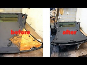 BMW E36 convertible. Episode 1. Removable hardtop headliner replacement