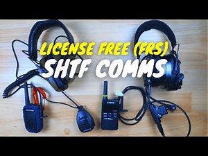 License Free FRS SHTF Comms Radio Setups 📻