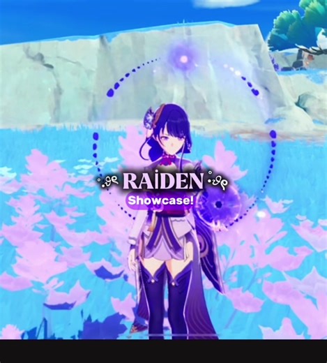 Raiden Showcase in Genshin Impact
