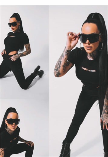 ##photoshoot##goth##gothtok##tattoos##tattooedgirl