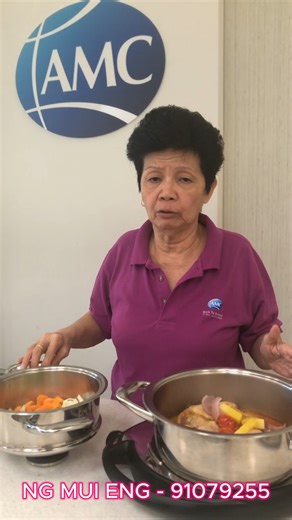 Oil-less tomyum chicken & steam vegetable demo!! Whatsapp us @ 92351413 to arrange a demo at our showroom today. | AMC