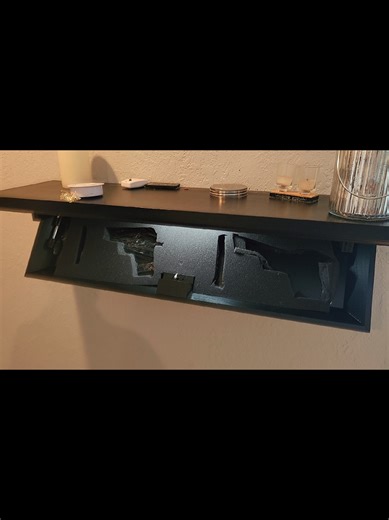 Wall Shelf hidden compartment