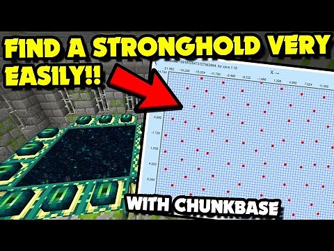 How to Find a Stronghold VERY EASILY in Minecraft | Chunkbase | Java & Bedrock (Minecraft Tutorial)