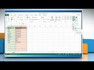 Filter stops working partway down the spreadsheet in Microsoft® Excel 2013