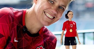 Canadian soccer start Christine Sinclair is now a Barbie doll
