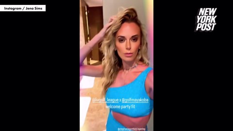 Brooks Koepka and his wife, Jena Sims, party at LIV Golf welcome bash in Mexico