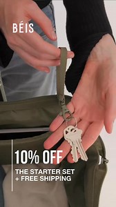 6.7K views | Save 10% when you bundle The Mini Weekender and Carry-On Roller—the perfect pair for quick getaways. | Beis | Facebook