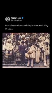 1.2M views · 21K reactions | Blackfeet Indigenous arriving in New York City in 1927. | Leonard Wilson | Facebook