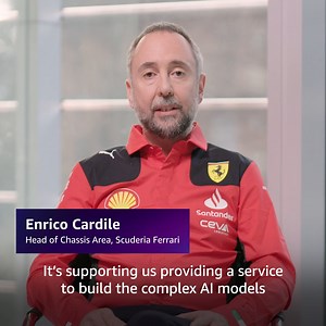 1.8K views · 60 reactions | AWS supports Scuderia Ferrari to access learnings from the cloud. ☁ Simulations on HPC power Ferrari to gather wind tunnel, drive sim, & chassis data in batches—powering the innovation to build what’s next.  https://go.aws/46io7jw | Amazon Web Services | Facebook