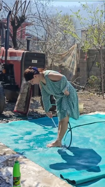 Village Girl Cooking Traditional Dishes