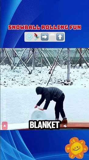 Watch This Snowball Grow HUGE Rolling Down the Hill