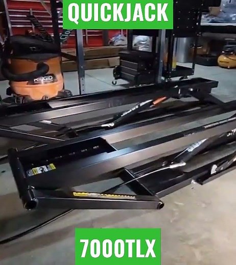 The New QuickJack 7000TLX Test Run! 24.5" Max Height & 7000lb Capacity! Full Video Soon!