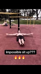 Impossible sit up challenge ❌ #fitnesschallenge #viral #fyp | Workout_Guru.